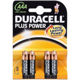 Duracell Μπαταρίες Plus Power LR03 AAA (4τμχ)